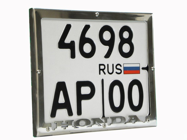 Рамка для номера мотоцикла Honda