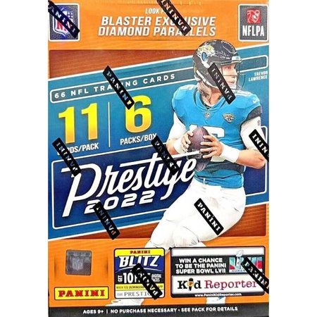Футбольный бластер Panini Prestige NFL 2022 года