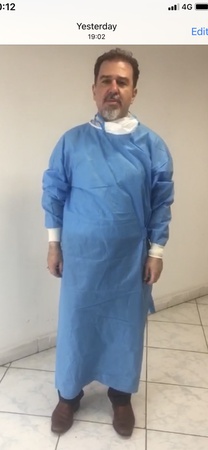 tek kullanımlık tıbbi önlük