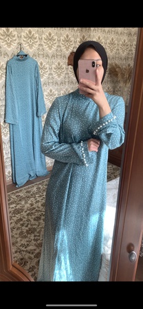 Платье жемчуг