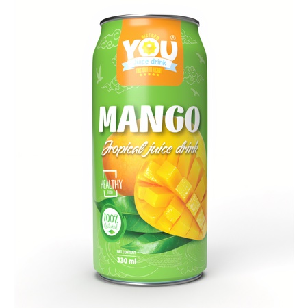 Напиток You Vietnam с содержанием сока тропических фруктов безалкогольный негазированный ж/б 0.33л