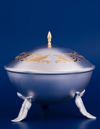 Серебряная ваза для меда №23