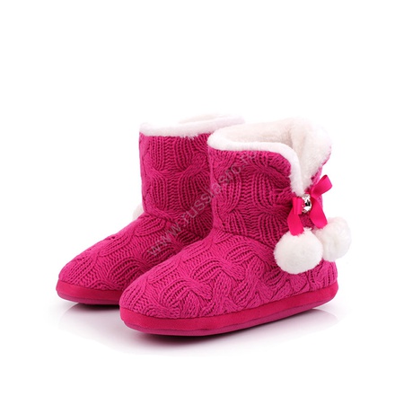 Ugg Stiefel mit Plüsch Pompons L-111