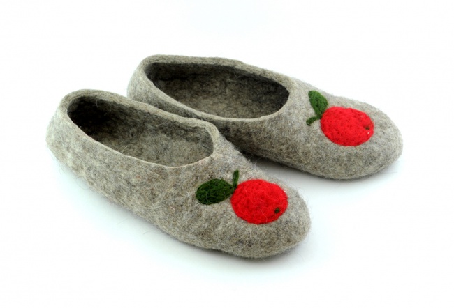 Keçe terlik &quot;Apple&quot; (klasik)