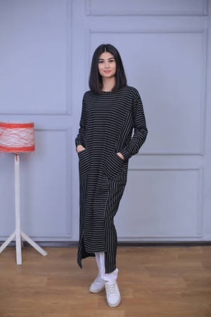 Платье-туника свободного кроя + Брюки