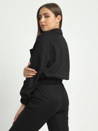 Спортивный костюм из трикотажа на молнии