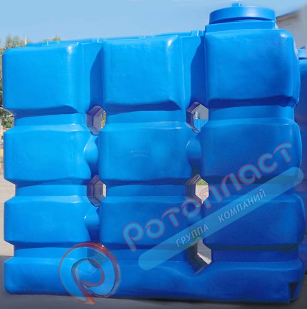 2000 л призматическая пластиковая емкость