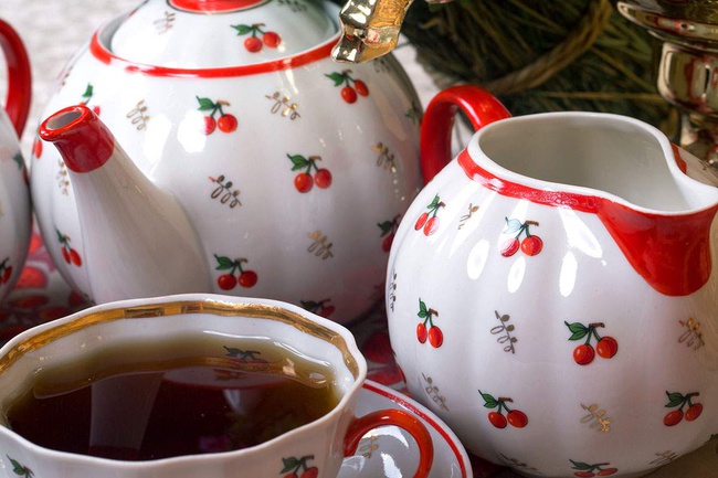 Сервиз чайный 15 предм. Тюльпан Ситцевый