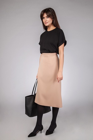 Bluz - Yuvarlak yakalı t-shirt