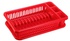 مجفف للأطباق أحمر * 9 (M- بلاستيك)