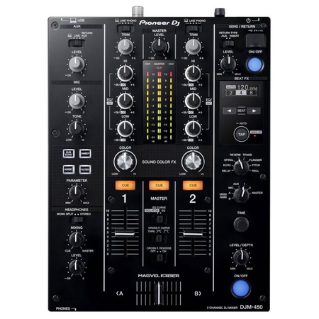 Pioneer DJM-450 FX'li 2 Kanallı DJ Mikseri