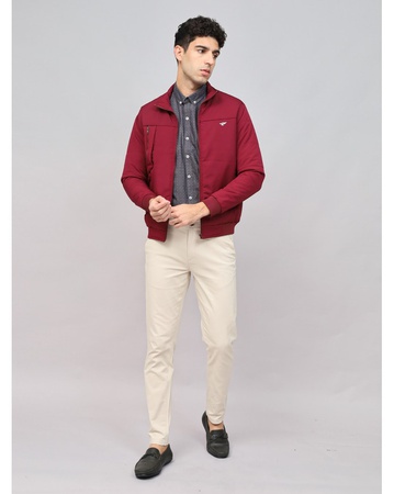 STYLIZED POLY FILL NON QUILTED JACKET
