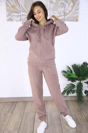 Кашемировая двойка с капюшоном