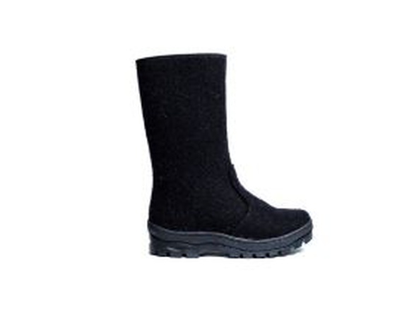 46110* Валенки школа цв.войлок черный шерсть тэп ч