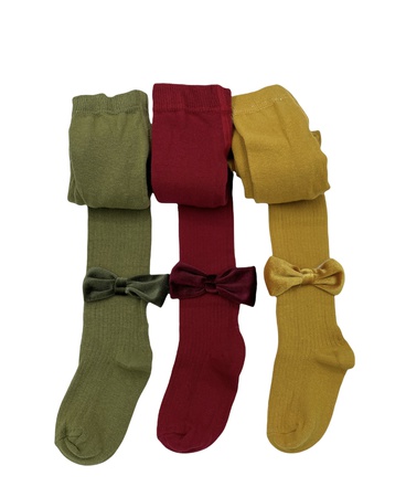 Çocuk Kilotlu Çorap Kurdeleli Çizgili 6’lı