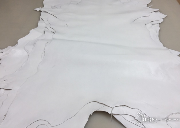 Подклад шевро (козлина), цвет белый.