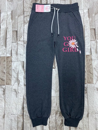 YOU GO GİRL BASKILI 10-13 YAŞ EŞOFMAN ALT