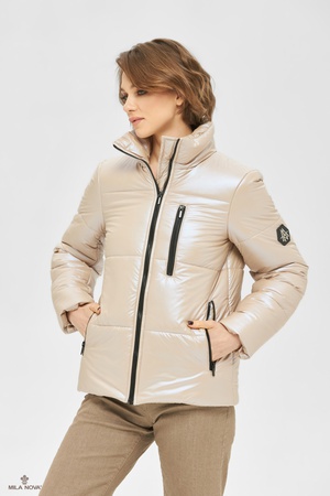 MILA NOVA JACKET K-165 BEIGE