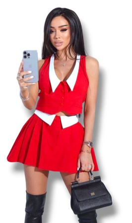 Kadın elbise, etek, kolsuz bluz