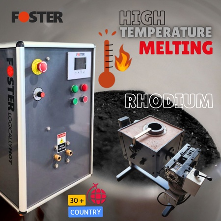 High Temperature Induction Rhodium Melting Furnaces