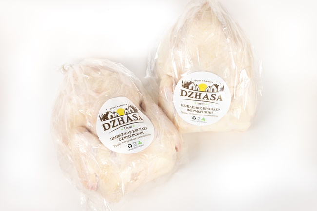 Мясо кур. Тушка цыпленка-бройлера (корнишон), потрошеная, охлажденная, 1 сорт