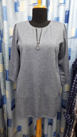 Туники с 50 по 60 размер. Ткань меланж.