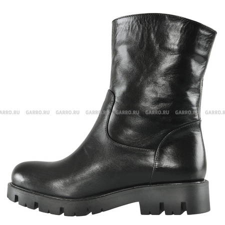 Bot 921 siyah, hakiki deri