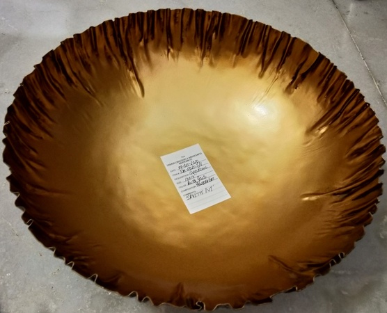 DOKULU ANTİK BRONZ KAPLAMALI DECO KASELER