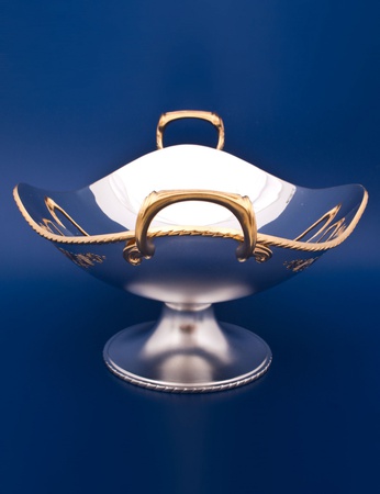 Серебряная ваза №8