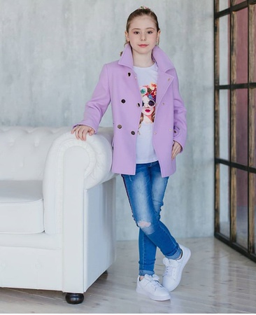 Полупальто для девочки арт. 54-4945