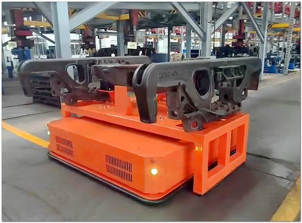 AGV самоходные тележки для завода по техническому обслуживанию поездов