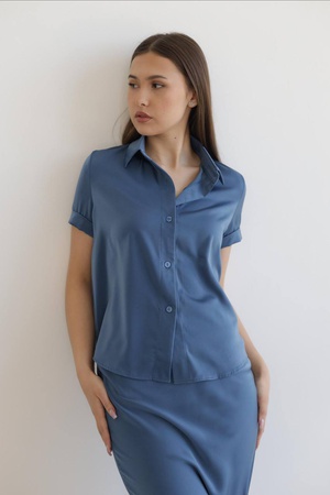 Костюм двойка из сатина