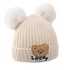 Bebek şapkası (sevimli ve süper sevimli yenidoğan örgü şapka)