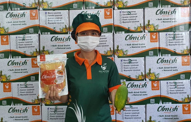 Kurutulmuş Papaya. OLMISH fabrikalarından kurutulmuş meyveler