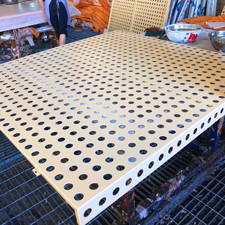 Perforated aluminum sheet
