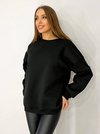 Свитшот с молнией на спине