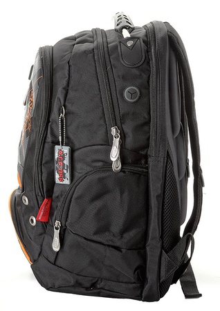 Рюкзак A15-22 Цвет: черный с серой-оранжевой отдел