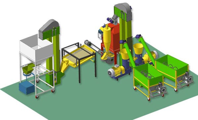 Feed pelletizing line Artmash