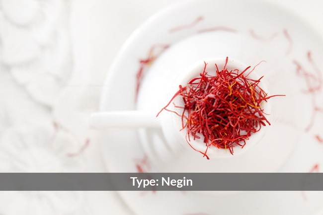 Saffron, Type: Negin