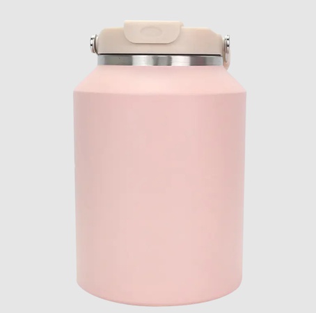 64oz Large Capacity 304 Stainless Steel Direct Drinking Outdoor Vacuum Thermos with Carrying Handle