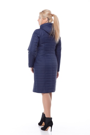 Пальто стеганое Софи, memory oil