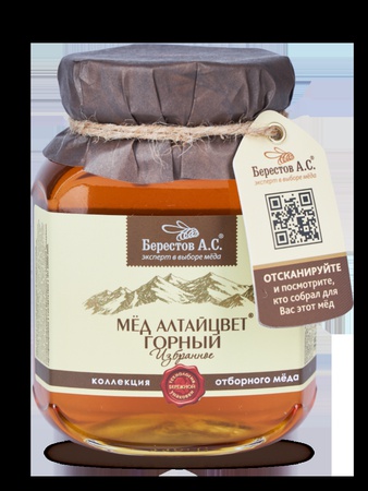 Берестов А.С. / Мед натуральный Алтайцвет "Горный", коллекция Избранное