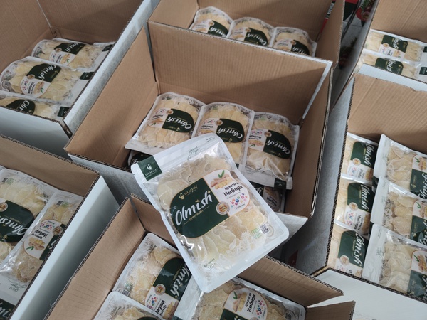 %3 şekerli kurutulmuş zencefil. OLMISH fabrikalarından kurutulmuş meyveler