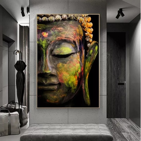 Картины на холсте, буддийские постеры, Декор, Бог Будда, настенное искусство, печать на холсте, картины Будды на стене