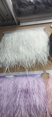 Ostrich feathers 10 cm