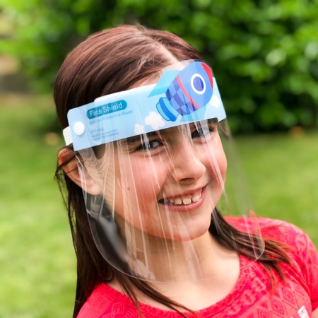 Детский защитный козырек для лица Face Shield