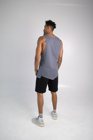 Майка мужская серая Hi Mate