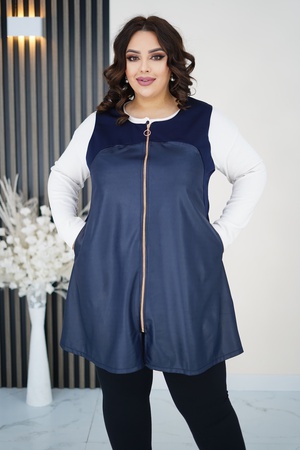 ЖИЛЕТ ИЗ ЭКОКОЖИ - АЖ004