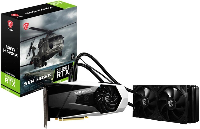 Видеокарта MSI GeForce RTX 3080 SEAHAWK X 10GB LHR Графический процессор