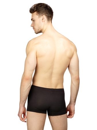 Боксеры черные, закрытая резинка